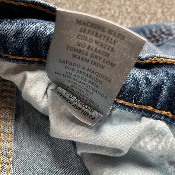 BKE Jake Jeans Mens 30L Loose Baggy Distressed Faded Grunge Ripped Torn Trashed - Picture 13 of 14